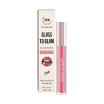 Buy TNW The Natural Wash Gloss To Glam Nourishing Lip Gloss with Coconut OIl and Castor Oil - Slush | Clear | Pink | Pigmented | Daily lip care needs | 3 ml - Purplle