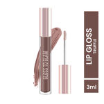 Buy TNW The Natural Wash Gloss To Glam Nourishing Lip Gloss with Coconut OIl and Castor Oil - Truffle | Clear | Brown | Pigmented | Daily lip care | 3 ml - Purplle