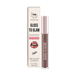Buy TNW The Natural Wash Gloss To Glam Nourishing Lip Gloss with Coconut OIl and Castor Oil - Truffle | Clear | Brown | Pigmented | Daily lip care | 3 ml - Purplle