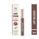 Buy TNW The Natural Wash Gloss To Glam Nourishing Lip Gloss with Coconut OIl and Castor Oil - Truffle | Clear | Brown | Pigmented | Daily lip care | 3 ml - Purplle