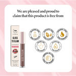 Buy TNW The Natural Wash Gloss To Glam Nourishing Lip Gloss with Coconut OIl and Castor Oil - Truffle | Clear | Brown | Pigmented | Daily lip care | 3 ml - Purplle