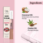 Buy TNW -The Natural Wash Gloss To Glam Nourishing Lip Gloss Duo- Raindrop- Truffle | Clear | Shiny |Brown| Pigmented | Daily skin care needs | 1.5ml*1.5ml - Purplle