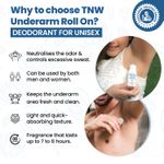 Buy TNW The Natural Wash Underarm Roll-On Deodorant Unisex| With Lemon, Vetiver and Hyaluronic Acid | For Long-Lasting Freshness 50 ml - Purplle