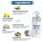 Buy TNW The Natural Wash Underarm Roll-On Deodorant Unisex| With Lemon, Vetiver and Hyaluronic Acid | For Long-Lasting Freshness 50 ml - Purplle