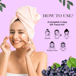 Buy Richfeel Grape Facial Kit 5x6g - Purplle