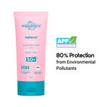 Buy Aqualogica Radiance+ Dewy Lightweight Sunscreen Gel SPF 50+ PA+++ for Oily & Acne-Prone Skin 80 gm - Purplle