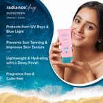 Buy Aqualogica Radiance+ Dewy Sunscreen with SPF 50+ & PA+++ for UVA/B Protection & No White Cast - 80g - Purplle