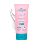 Buy Aqualogica Radiance+ Dewy Lightweight Sunscreen Gel SPF 50+ PA+++ for Oily & Acne-Prone Skin 80 gm - Purplle