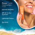 Buy Aqualogica Coral Slush Plump+ Luscious Tinted SPF 20+ Lip Balm with Mango & Hyaluronic Acid - 10g - Purplle