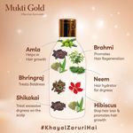 Buy Axiom Mukti Gold Herbal Hair Oil | Strengthening, Smoothening | Hairfall Control Hair Oil | 100% Pure and Natural with Ayurvedic Herbs Extracts - 200ml (Pack of 2) - Purplle