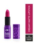 Buy Plum Butter Creme Matte Lipstick | Creamy Matte Finish | Highly Pigmented | 131 Fuschia Frenzy - Purplle