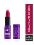 Buy Plum Butter Creme Matte Lipstick | Creamy Matte Finish | Highly Pigmented | 132 Pinkture Perfect - Purplle