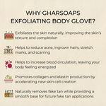 Buy GHAR SOAPS Exfoliating Glove For Body | Scrub For Dead Skin (Pack of 1) - Purplle