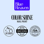 Buy Blue Heaven Color Shine Nail Polish pack of 5, Glossy Gel Finish Nail Paint with Stunning Colors for every Occasion - 9to5 Hustle, 25 ml - Purplle
