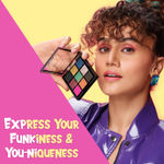 Buy Swiss Beauty Funk It Up Look Kit|Matte Cat Lip Crayon 07| Ultimate Eyeshadow Pallete 08|Cheek -A-Boo Pallete 02| Pop Sty Eyeliner Green With Rainbow Pouch & Free Stickons & Badge 18.5 gm - Purplle