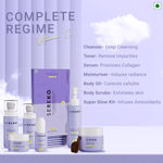Buy SEREKO Vitamin C Complete Regime Sereko Calrifying Cleanser + Toner + Face Moisturiser + Serum + Body Scrub + Body Oil + Super Glow Kit 600 Gms - Purplle