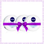 Buy  NIVEA SOFT Light cream with Vitamin E & Jojoba oil for Non-sticky- Fresh, Soft & Hydrated skin - Pack of 3 (100ml*3) - Purplle