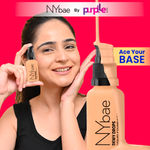 Buy NY Bae Dewy Drops Foundation - Espresso 07 (30 ml) | Dusky Skin | Cool Undertone | Full Coverage | Long Lasting | Non-Transfer - Purplle