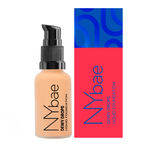 Buy NY Bae Dewy Drops Foundation - Flat White 01 (30 ml) | Fair Skin | Cool Undertone | Full Coverage | Long Lasting | Non-Transfer - Purplle