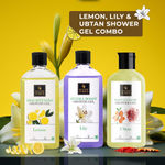 Buy Good Vibes Refresh and Revitalize with Our Trio of Shower Gels: Lemon, Lily, and Ubtan - Purplle
