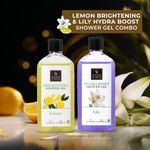 Buy Good Vibes Refresh and Brighten Your Skin with Our Lemon Brightening and Lily Shower Gel Combo - Purplle