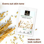 Buy Good Vibes Natural Glow Sheet Mask Pack of 10 (2 each Saffron Glow + Illuminating Pearl + Skin Radiance Gold + Rice Brightenting + Hydrating Papaya) (20g x 10) - Purplle