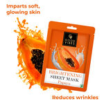 Buy Good Vibes Natural Glow Sheet Mask Pack of 10 (2 each Saffron Glow + Illuminating Pearl + Skin Radiance Gold + Rice Brightenting + Hydrating Papaya) (20g x 10) - Purplle