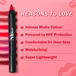 Buy NY Bae Mets Matte Twin Pack | Lip Combo | Lip Crayon | Matte Lipstick | Moisturizing | Long Lasting | Nude & Mauve Shades (5.6 gm) - Purplle