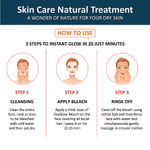 Buy OxyGlow Herbals Diamond Bleach Cream| Deep Cleanses the Skin and Gives Instant Glow| Removes Impurities Deep from Skin 50gm - Purplle