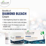 Buy OxyGlow Herbals Diamond Bleach Cream| Deep Cleanses the Skin and Gives Instant Glow| Removes Impurities Deep from Skin 50gm - Purplle