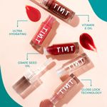 Buy Tint Cosmetics Coral Hydrating Liquid Lipgloss, Glossy Finish & Soft Creamy, Coral, 2.5ml - Purplle