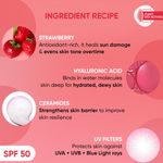Buy Dot & Key Strawberry Dew Sunscreen Stick with SPF 50 PA+++ On-the-Go | Easy & Mess-Free Reapplication | Blocks UVA+UVB rays | No Chalky Residue, No White Cast | All Skin Type Sunscreen Stick for Men & Women | 20g - Purplle