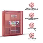 Buy RENEE Fearless Eyeshadow Palette - Nude, Highly pigmented Shades, Travel Friendly, Long Lasting, Non Creasing, Easy-to-blend & Build Up, 12 gm - Purplle