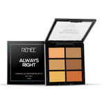 Buy RENEE Always Right Conceal & Contour Palette 15 gm, Multi-purpose Palette, Adds Depth & Sculpts Features, High Coverage & Blendable Bormula, Lightweight & Smooth Texture - Purplle