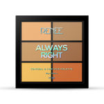 Buy RENEE Always Right Conceal & Contour Palette 15 gm, Multi-purpose Palette, Adds Depth & Sculpts Features, High Coverage & Blendable Bormula, Lightweight & Smooth Texture - Purplle