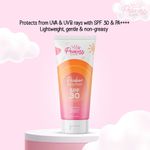 Buy Princess By RENEE Rainbow Sunscreen With SPF 30, UVA & UVB Protection, Lightweight, Gentle & Non-greasy, Enriched with Olive, Carrot Seed, Avocado & Vitamin E Oil, Paraben-free, Cruelty-free & Vegan 50ml - Purplle