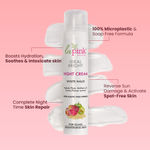 Buy La Pink Ideal Bright Night Cream with 100% Microplastic Free Formula for Glass Brightening, Lightening, Evens Skin Tone, All Skin Types | 50 gm - Purplle