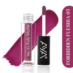 Buy AYA Yes It's Truly Matte Liquid Lipstick, 05 Forbidden Fueshia, 2.5 ml | Long Lasting | Waterproof | Kiss Proof | Enriched with Jojoba Oil, Shea Butter, Almond Oil, Vitamin E, SPF - Purplle