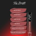 Buy AYA Yes It's Truly Matte Liquid Lipstick, 10 Nut Meg, 2.5 ml | Long Lasting | Waterproof | Kiss Proof | Enriched with Jojoba Oil, Shea Butter, Almond Oil, Vitamin E, SPF - Purplle
