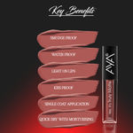 Buy AYA Yes It's Truly Matte Liquid Lipstick,Set of 6, 01 to 06, 2.5 ml*6 | Long Lasting | Waterproof | Kiss Proof | Enriched with Jojoba Oil, Shea Butter, Almond Oil, Vitamin E, SPF - Purplle
