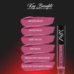 Buy AYA Yes It's Truly Matte Liquid Lipstick,Set of 6, 01 to 06, 2.5 ml*6 | Long Lasting | Waterproof | Kiss Proof | Enriched with Jojoba Oil, Shea Butter, Almond Oil, Vitamin E, SPF - Purplle