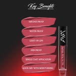Buy AYA Yes It's Truly Matte Liquid Lipstick,Set of 6, 01 to 06, 2.5 ml*6 | Long Lasting | Waterproof | Kiss Proof | Enriched with Jojoba Oil, Shea Butter, Almond Oil, Vitamin E, SPF - Purplle