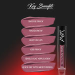 Buy AYA Yes It's Truly Matte Liquid Lipstick,Set of 6, 01 to 06, 2.5 ml*6 | Long Lasting | Waterproof | Kiss Proof | Enriched with Jojoba Oil, Shea Butter, Almond Oil, Vitamin E, SPF - Purplle