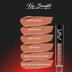 Buy AYA Yes It's Truly Matte Liquid Lipstick,Set of 6, 01 to 06, 2.5 ml*6 | Long Lasting | Waterproof | Kiss Proof | Enriched with Jojoba Oil, Shea Butter, Almond Oil, Vitamin E, SPF - Purplle