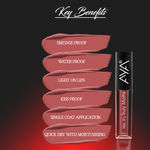 Buy AYA Yes It's Truly Matte Liquid Lipstick,Set of 6, 07 to 12, 2.5 ml*6 | Long Lasting | Waterproof | Kiss Proof | Enriched with Jojoba Oil, Shea Butter, Almond Oil, Vitamin E, SPF - Purplle