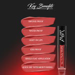 Buy AYA Yes It's Truly Matte Liquid Lipstick,Set of 6, 07 to 12, 2.5 ml*6 | Long Lasting | Waterproof | Kiss Proof | Enriched with Jojoba Oil, Shea Butter, Almond Oil, Vitamin E, SPF - Purplle