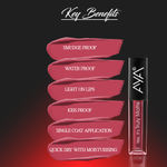 Buy AYA Yes It's Truly Matte Liquid Lipstick,Set of 6, 07 to 12, 2.5 ml*6 | Long Lasting | Waterproof | Kiss Proof | Enriched with Jojoba Oil, Shea Butter, Almond Oil, Vitamin E, SPF - Purplle