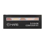 Buy MARS 5 Colour Contour and Concealer Kit with Brush | Creamy Matte Finish & Up to 24-Hours Waterproof Formula | Easy to Blend (16 gm) (Shade-1) - Purplle