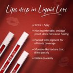 Buy Olivia Liquid Love LipstickRebel Red 5 - 2 ml - Purplle