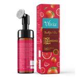 Buy Olivia Youthful Glow Face Cleansing Foam, Built in Brush Face Wash for Deep Cleansing, Massage, exfoliate, Glowing Bright Skin with Grapefruit Extract & Vitamin C (150 ml) - Purplle
